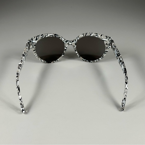 Tory Burch TY7087 1534/3 Ivory Marble Tortoise Cat Eye Sunglasses - Picture 5 of 8